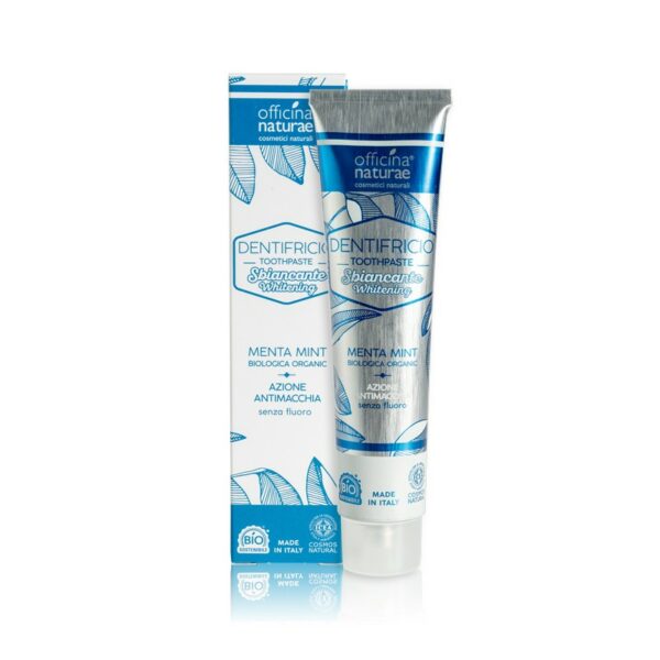 dentifricio naturale sbiancante menta