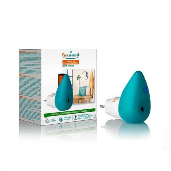 3701056800794 PURESSENTIEL Diffusione DiffusoreUltrasonicoapresaCLIP DIFFUSE conSCATOLA2023 650x650 crop center