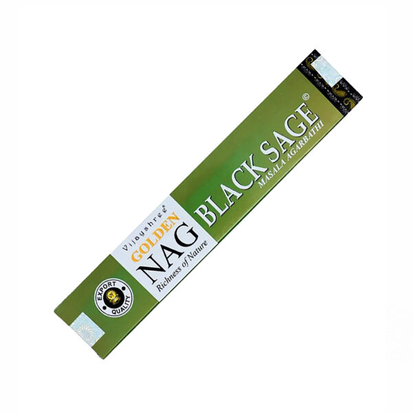 golden nag salvia nera bastoncini d incenso vijayshree
